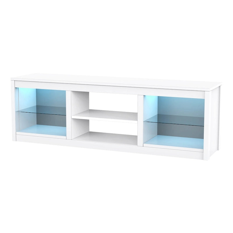 66 Modern RGB LED TV Stand Console Table for TV's up to 75