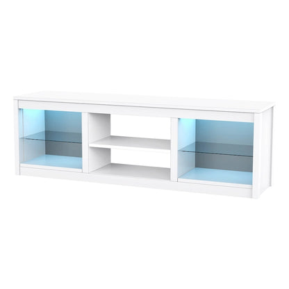 66 Modern RGB LED TV Stand Console Table for TV's up to 75