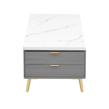 Lift Top Coffee Table Multi Functional Table with Drawers