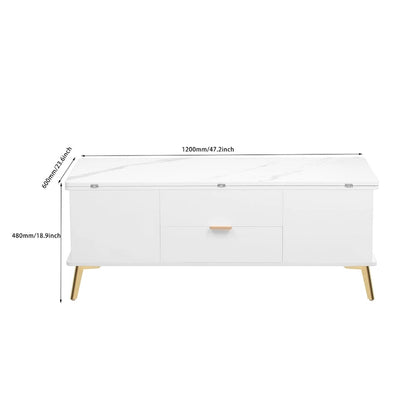 Lift Top Coffee Table Multi Functional Table with Drawers