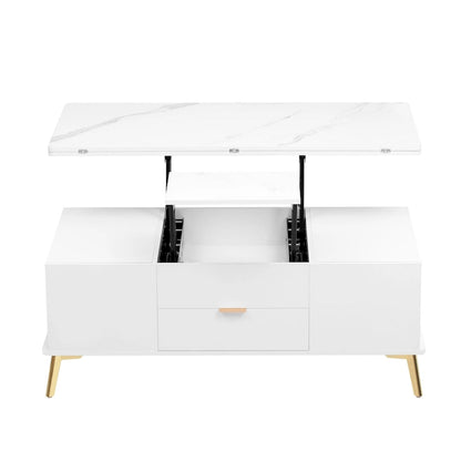 Lift Top Coffee Table Multi Functional Table with Drawers