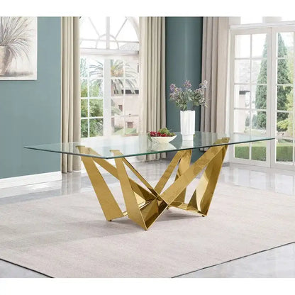 Best Quality Furniture Glass Dining Table