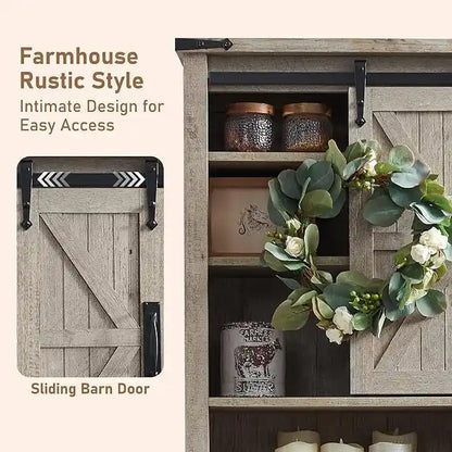 Farmhouse Over The Toilet Storage Cabinet, Cabinet Over Toilet