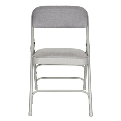 Hampden Furnishings Bernadine Collection Fabric Triple Brace Folding Chair, Pack of 4