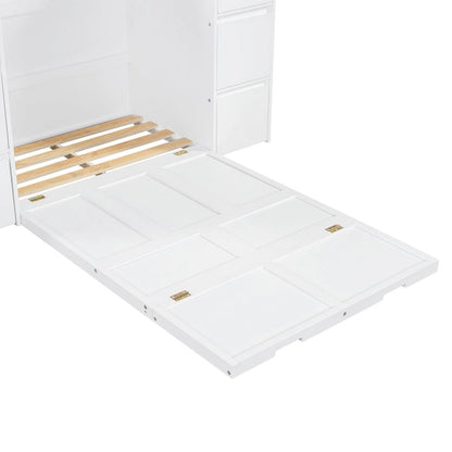 Full Size Murphy Bed with Drawers