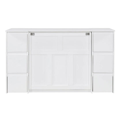 Full Size Murphy Bed with Drawers