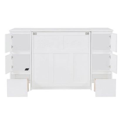 Full Size Murphy Bed with Drawers