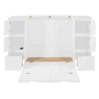 Full Size Murphy Bed with Drawers